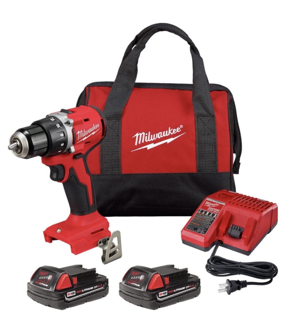 Milwaukee M18 3601-22CT compact brushless drill kit